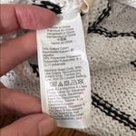 Madewell  Boatneck Pullover Sweater White Black Stripe Size L NWT‎ Photo 7