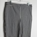 Talbots NWT Chatham Ankle Slim Leg Black & White Gingham Size 12 Photo 7