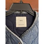 MNG QUILTED DENIM JACKET XS Blue Photo 2