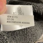 EXPRESS Colorblock Mockneck rib knit sweater long sleeve 100% cotton Grey Sz S Photo 6