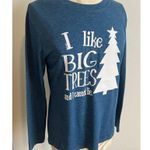 I like Big Trees & I Cannot Lie Long Sleeve Christmas T Photo 1