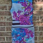 Clover Canyon Blue and White Sleeveless Sheath Mini Size XS Photo 2