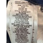 Good American Good Waist High Rise Raw Hem Skinny Jeans Blue Wash Size 12 31 Photo 7