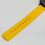 Shengke Sk women’s watch quartz black tone 34mm yellow silicone band running Photo 4