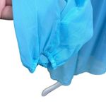 No Brand blue tunic/blouse, size 3XL, lined, flowy, summer, beach, vacation Photo 4