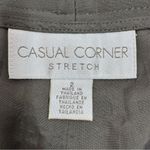 Vintage 90s Casual Corner High Rise Wide‎ Leg Dress Pants Olive Green 2 Photo 7
