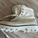 Arlene Combat Boot 6.5 Beige Tan Photo 6