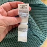 Lucky Brand  Teal Lace Up Back Pullover Sweater M Photo 7