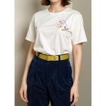 Tory Burch  T Webbing Belt, Mustard, XS/SM Photo 2