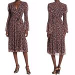Diane Von Furstenberg DVF shirred leopard printed midi wrap dress‎ NWT Photo 1