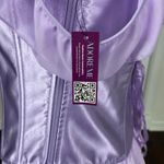 Adore Me Whimsical Fairy Purple Lilac Satin Off The Shoulder Corset M NWT Photo 7