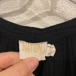 Nation Ltd  Nala Peasant Dress in Black Cotton Gauze Size Medium EUC Photo 2
