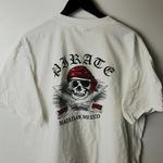 Vintage Y2K Pirate Mazatlan Mexico T Shirt White XL Extra Large Captain Skull Photo 5
