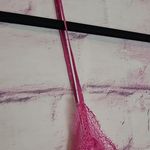 Victoria's Secret  HOT PINK POLKA DOT LACE TRIM SATIN SLIP INTIMATES SLEEP LARGE Photo 1