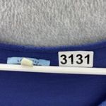 Leifnotes Women's Pull Anthropology Fit And Flare Cap Sleeve Solid Blue XS Photo 13