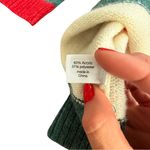 Lane Bryant Plus Size Striped Sweater 14/16 Multicolor Crewneck Holiday Knit Photo 6