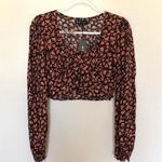 Motel Rocks Glaro Floral Blouse Cropped New Small Photo 0