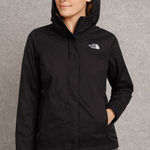 The North Face  Women’s Lightweight Waterproof Windbreaker Black Jacket (M) Photo 0