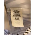 Alice + Olivia  Black White Stripe Halter Mini Dress Cold Shoulder Tie Top EUC S Photo 5