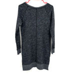 Banana Republic  size XS long sleeve tunic sweater gray side zip hem‎ detail Photo 1