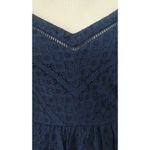 City Triangles Navy Blue Lace Overlay Pleated Skirt Sundress ModCloth  Juniors 9 Photo 2