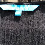 Blue Island Black embroidered beach swim coverup L Photo 2