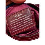 Tumi Nylon Maroon Crossbody Bag Red Photo 7