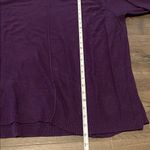Two Twenty Five Purple Long Sleeve Sweater w/ Back Zipper Detail, Size 3X Photo 3
