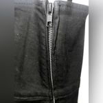 ZARA NWT Women’s Black Denim TRF Mini Dress. Size Small Photo 3