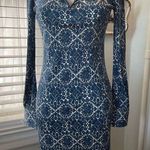 Tory Burch  Walker Long-Sleeve Fitted Dress Photo 0