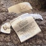 Loft Soft Mohair Sweater Vest Gray Brown Small Pockets Open cowl neck Wool Photo 4