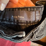 Women’s INDIGO Rising Black Joggers Jeans cropped sz 13/31 grunge goth Y2K Photo 2