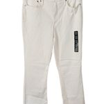 NWD J. Crew Flare Crop Mid Rise White Jeans Stretch Denim Women’s Size 31 Tall Photo 2