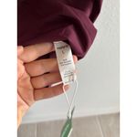 Halara Breezeful Racerback Dress Womens L Burgundy High Lo Midi Flowy Travel Photo 4