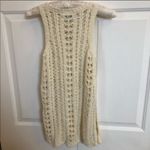 American Eagle  sleeveless crochet ivory top Photo 4