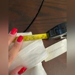 Anthropologie Maeve by  Cream wide leg capri Pants Photo 2