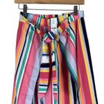 NWT New York & Company Wide Leg Palazzo Pants Petite S Multicolor Striped Beachy Pink Photo 1