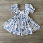 Francesca's Audrey Parks + Francesca’s Stacia Floral Babydoll Mini Dress - Large Photo 1