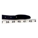 Women’s Size 18W Black Vegan Leather Belt with Silver Buckle Photo 7