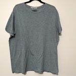 Free People We The Free Cassidy Blue Green Oversized T-shirt Women’s Size Small Photo 0