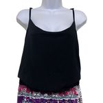 Bobbie Brooks Womens 3X Tank Maxi Dress Black Blue Hi Low Ruffle Front Stretch Size undefined Photo 2