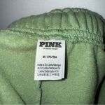 PINK - Victoria's Secret Green‎ and White VS PINK Joggers Sweatpants with Pockets Photo 4