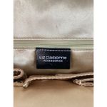 Liz Claiborne * Handbag Purse Tan Faux Leather Croc Embossed Satchel Vintage Y2K Photo 7