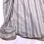 Diesel Striped Glitter Button Up Shirt Western Style Embroidery Photo 4