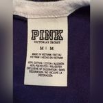 PINK - Victoria's Secret  Ted, White & Blue Sleeveless Relaxed Tank Top size M Photo 4