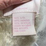 Central Park West  Loose Knit Shoulder Wrap Shawl Shrug Mohair Blend Cream Ivory Photo 8