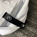 Savvi White Cropped Strappy Back Athletic Sport Bra Top NEW M Size M Photo 3