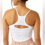 Free People FP MOVEMENT Shirr Enough Tank Top Ruched White Photo 5