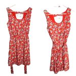 Gap  Sleeveless Tie Waist Womens  Floral Dress Size M Photo 4