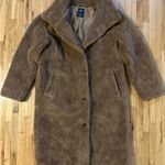 Gap NWOT  Teddy Long Coat in Brown Photo 4